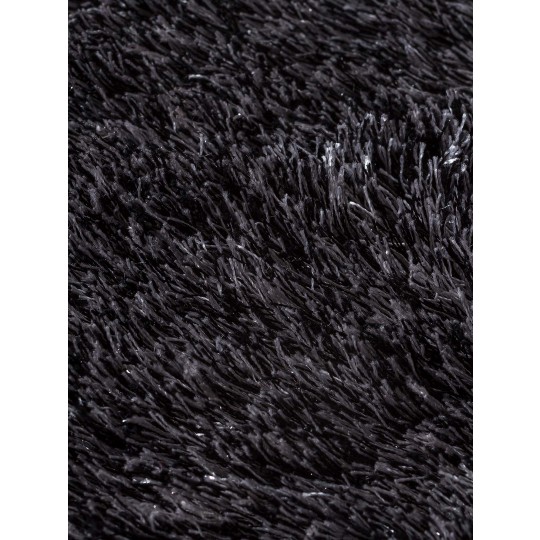 Tapete Shaggy Firenzi Mix Preto - 150x200