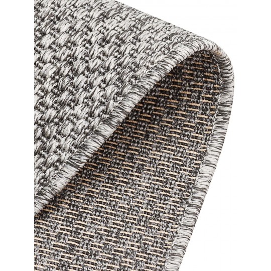 Tapete Sisal Capri 8616A Prata - 150x200