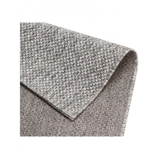 Tapete Sisal Capri 8616A Prata - 300x400
