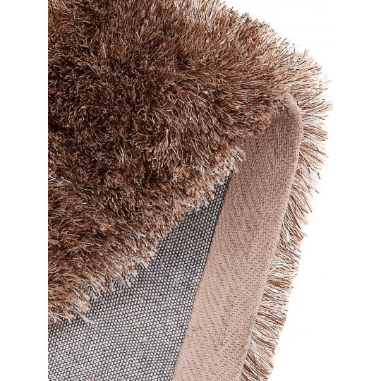 Tapete Shaggy Firenzi Mix Marrom - 300x400