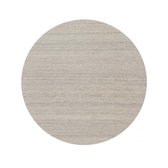 Tapete Kilim Diamond Prata - 1,60 de diâmetro