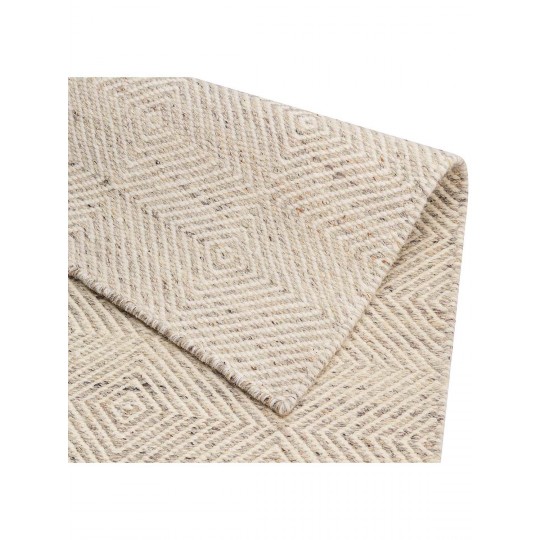 Tapete Kilim Diamond Prata - 1,60 de diâmetro