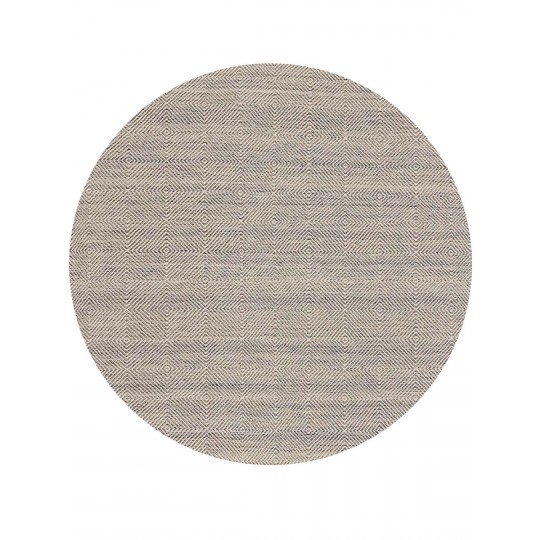 Tapete Kilim Diamond Cinza Escuro - 250 de diâmetro