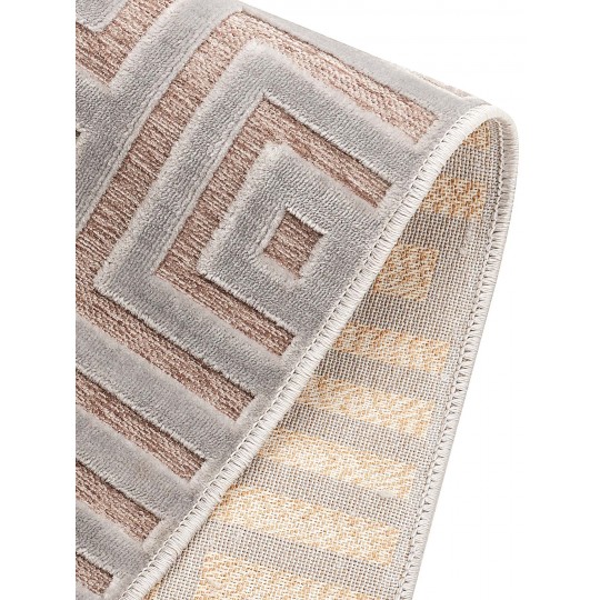 Tapete Alice Quadros Cinza - 250x300