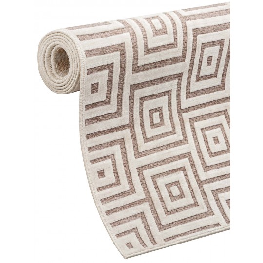 Tapete Alice Quadros Cru - 150x200