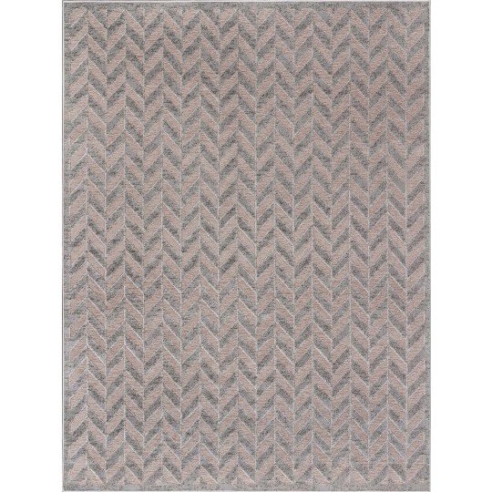 Tapete Alice Flecha Cinza - 200x250