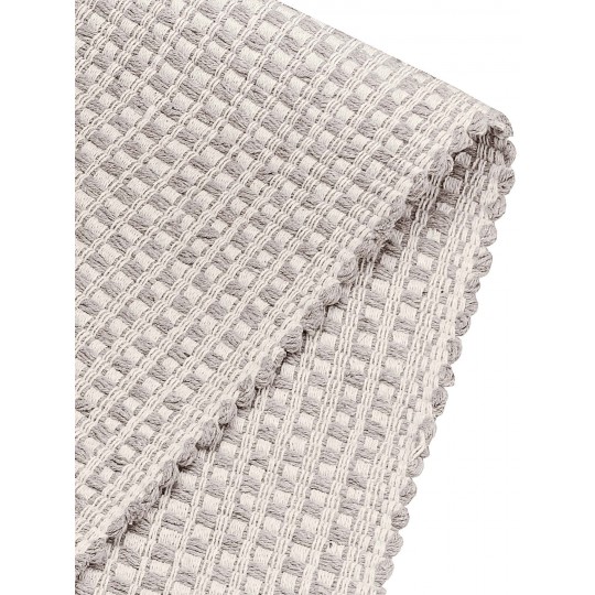 Tapete Tear Manual Vichy Cinza