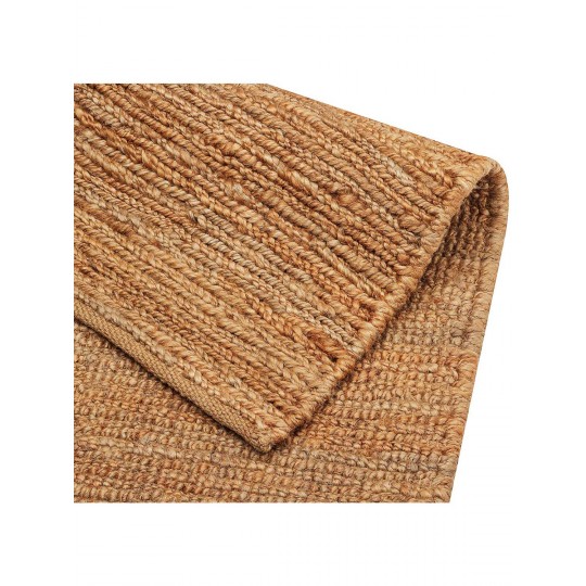 Tapete Raika Ziri Hemp Natural  Redondo - Personalizável