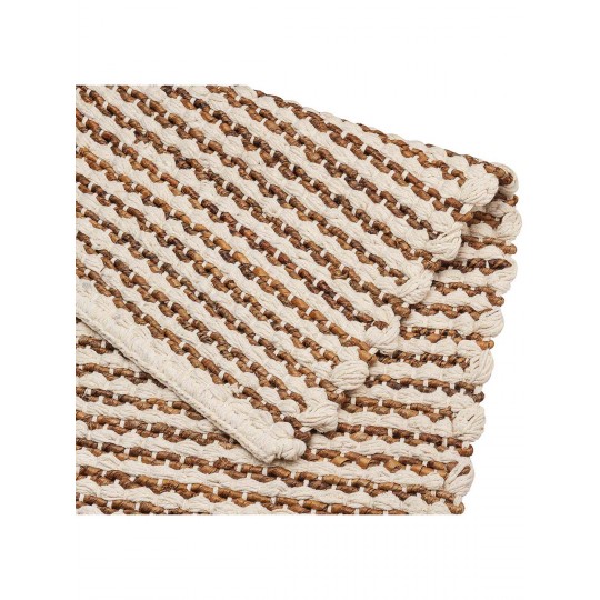 Tapete Tear Manual Td 456 Cru com Marrom  - Personalizável