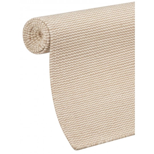 Tapete Java Santro Liso Cru e Cinza claro