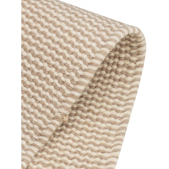 Tapete Java Santro Liso Cru e Cinza claro Redondo - Personalizável