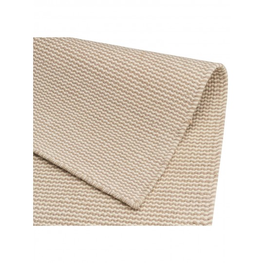 Tapete Java Santro Liso Cru e Cinza claro Redondo - Personalizável