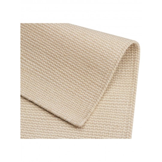 Tapete Java Santro Liso Cru e Off White Orgânico 1