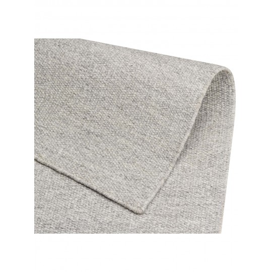 Tapete Kilim Cosmos Plus Cinza Claro Orgânico 1