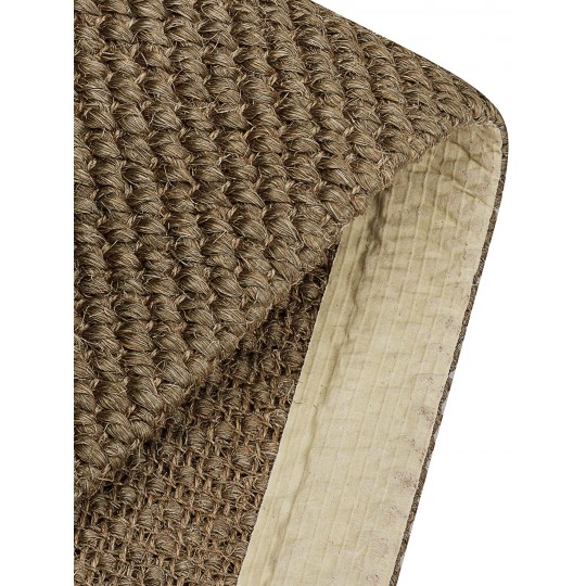 Tapete Sisal Soft Oliva Redondo - Personalizável