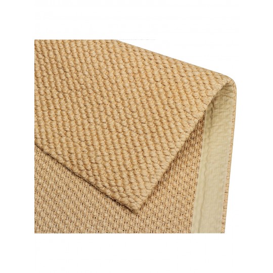 Tapete Sisal Soft Creme Redondo - Personalizável