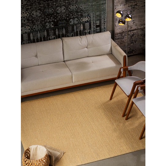 Tapete Sisal Soft Creme - Personalizável