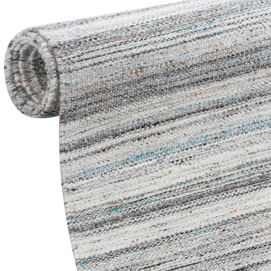 Tapete Kilim Cosmos Prata Mix - 250x350