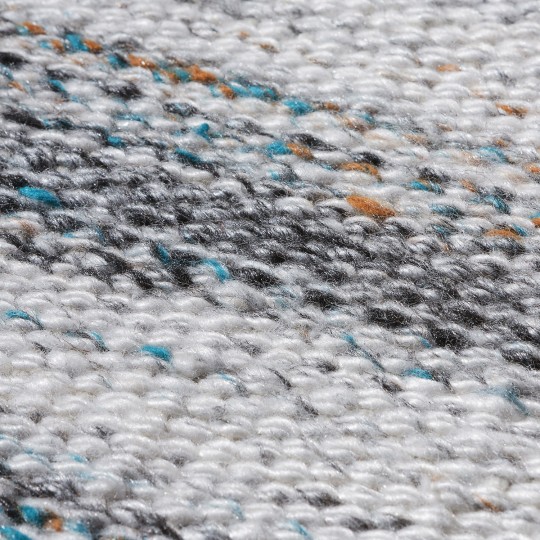 Tapete Kilim Cosmos Prata Mix - 065x300