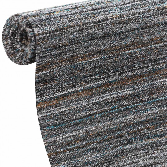 Tapete Kilim Cosmos Grafite Mix - 065x400