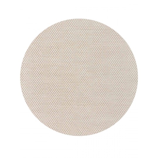 Tapete Tear Colmeia Cru Redondo - Personalizável