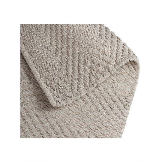 Tapete Tear Escama de Peixe Cinza - Personalizável