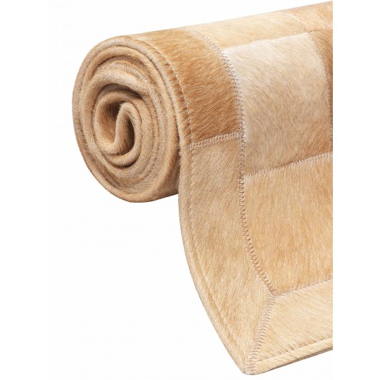 Tapete Couro Bege com Borda (10x10) - Personalizável