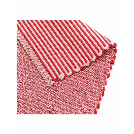 Tapete Tear V&V Vermelho Redondo - Personalizável