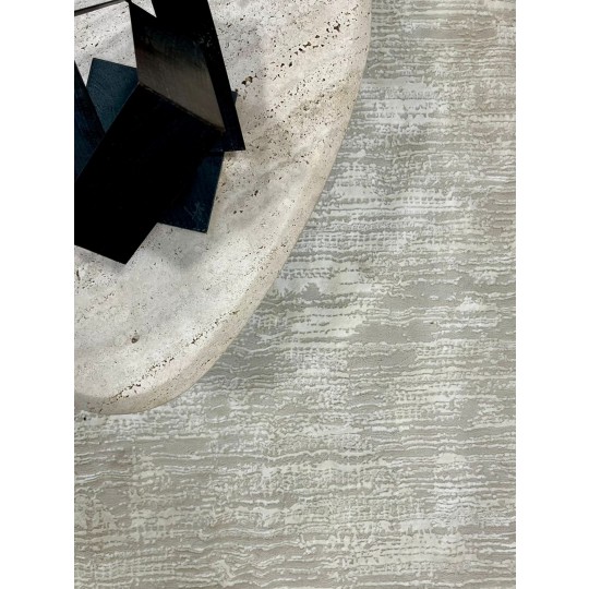 Tapete Plena Abstrato Off White - Personalizável