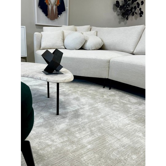 Tapete Plena Abstrato Off White