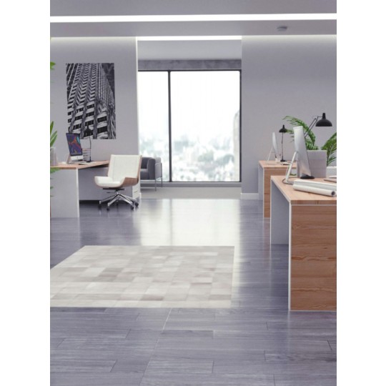 Tapete Couro Branco (20x20)