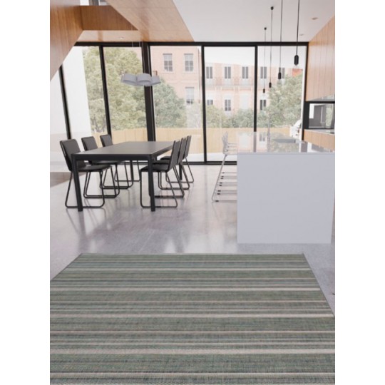 Tapete Sisal Magic 2168A Azul - 150x200