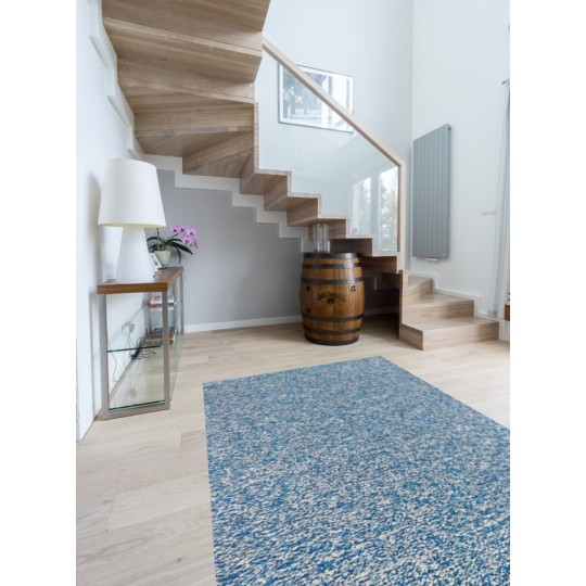 Tapete Tear Azul e Cru - Personalizável