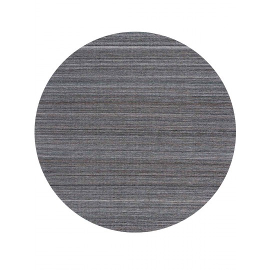 Tapete Kilim Cosmos Grafite Mix Redondo - Personalizável