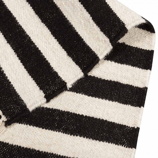 Tapete Kilim Stripes B&W - 250x350