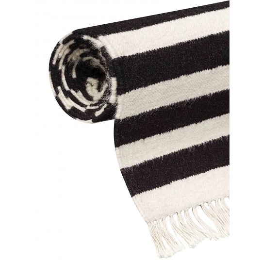 Tapete Kilim Stripes B&W