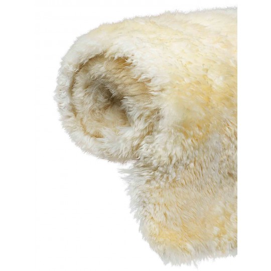 Tapete Pele de Carneiro Bege