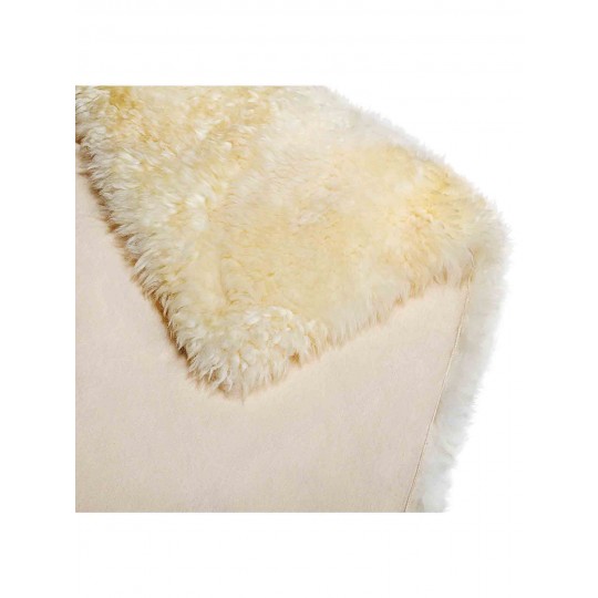 Tapete Pele de Carneiro Bege