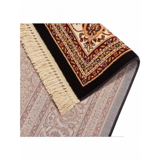 Tapete Tabriz Mahi Preto - 079x499