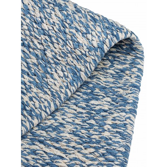 Tapete Tear Azul e Cru