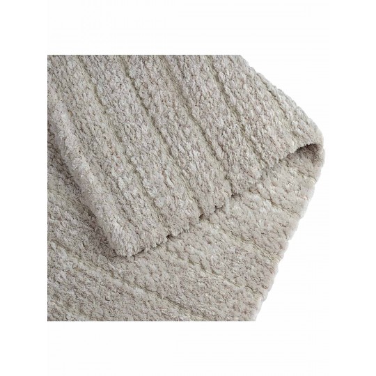 Tapete Tear Confort Cinza Claro Redondo - Personalizável