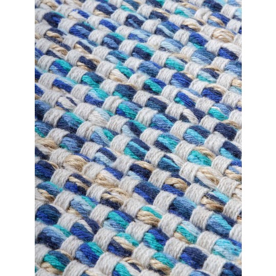 Tapete Tear Cubes Azul Redondo - Personalizável