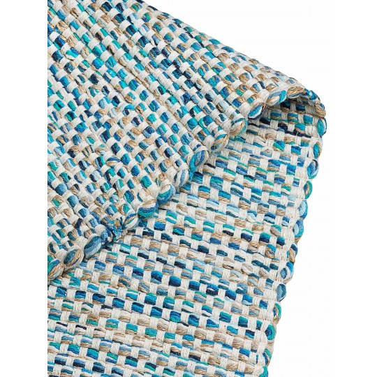 Tapete Tear Cubes Azul Redondo - Personalizável