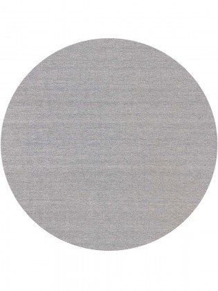 Tapete Kilim Cosmos Plus Cinza Claro Redondo - Personalizável