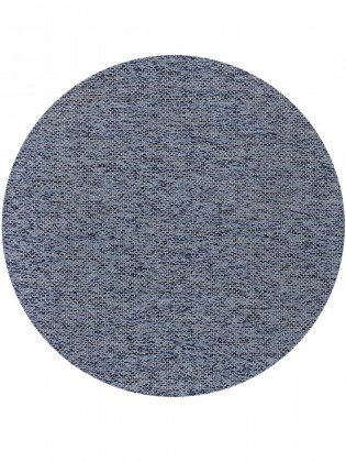 Tapete Tear Encorpado Azul Mesclado Redondo - Personalizável