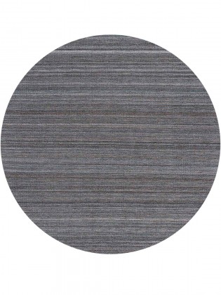 Tapete Kilim Cosmos Grafite Mix Redondo - Personalizável