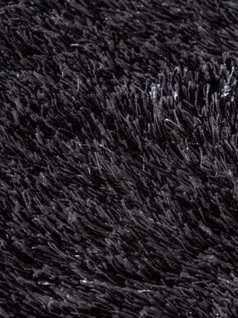 Tapete Shaggy Firenzi Mix Preto - 200x300