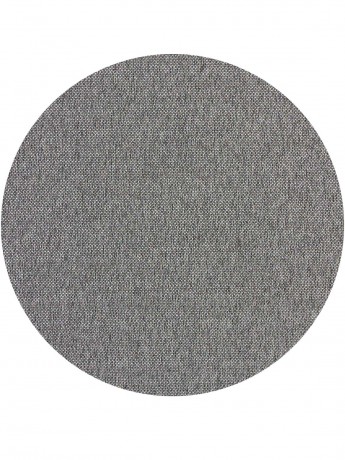 Tapete Sisal Capri 8616A Prata Redondo - Personalizável