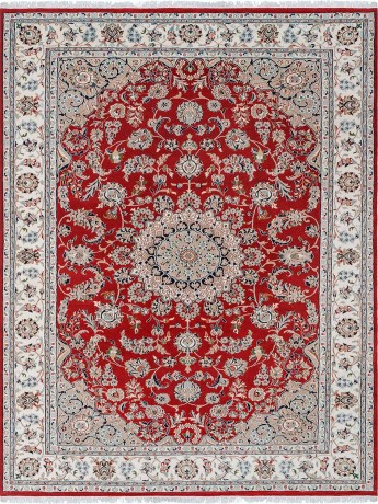 Tapete Persa Nain Vermelho - 198x305