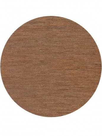 Tapete Raika Ziri Hemp Natural  Redondo - Personalizável